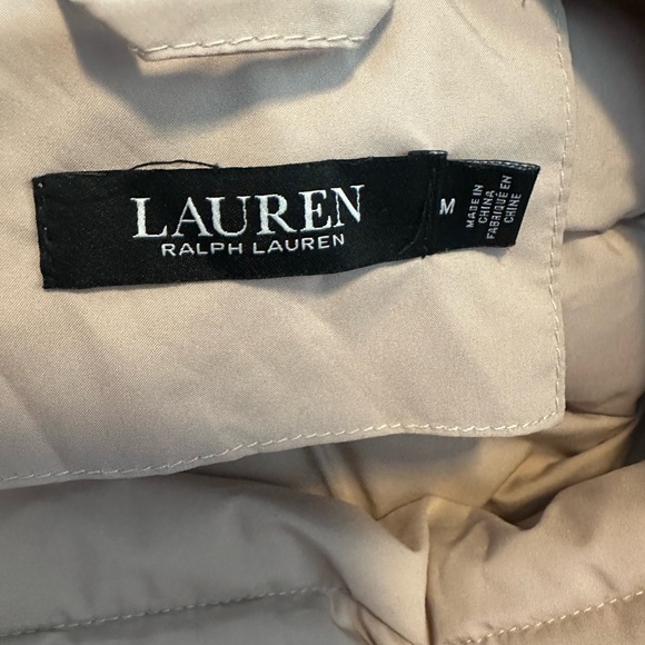 Ralph Lauren Light Tan Puffer Coat - Picture 5 of 5